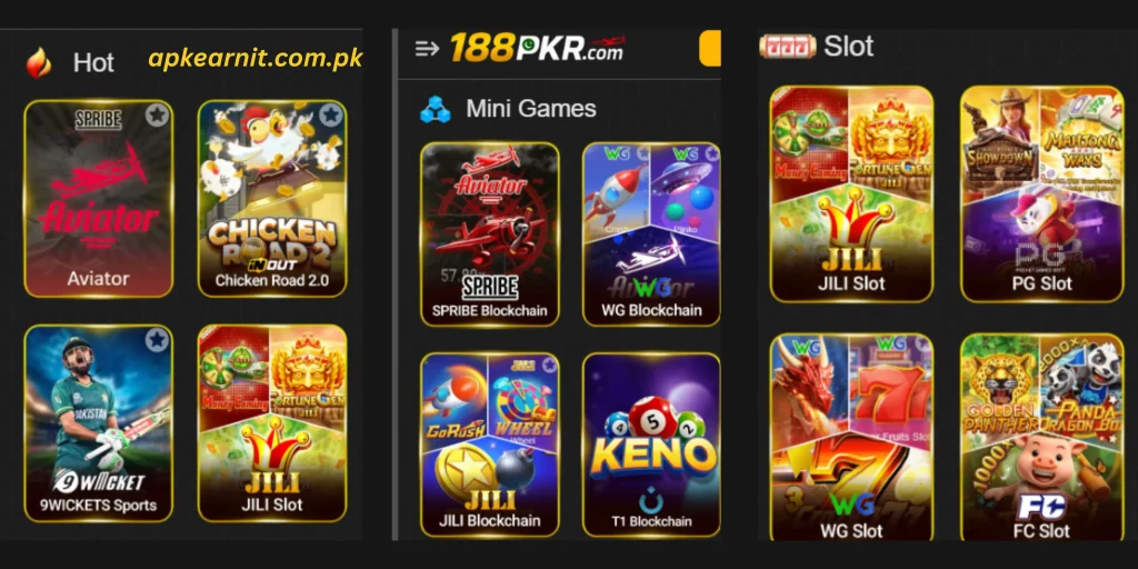 188pkr game play