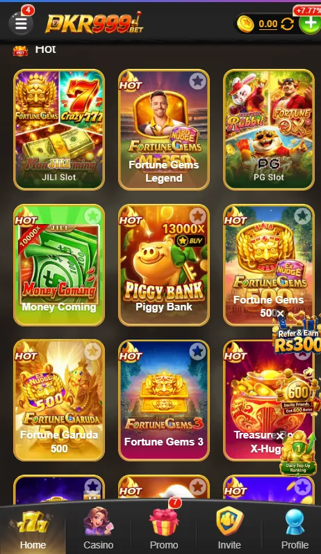 pkr999 game screnshot